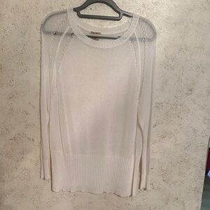 Elegant White Women's Sweater Dick and Jayne